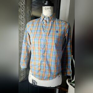 Ralph Lauren Boys Multicolor Plaid Shirt